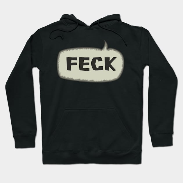 Feck - Speech Bubble Hoodie by SolarCross